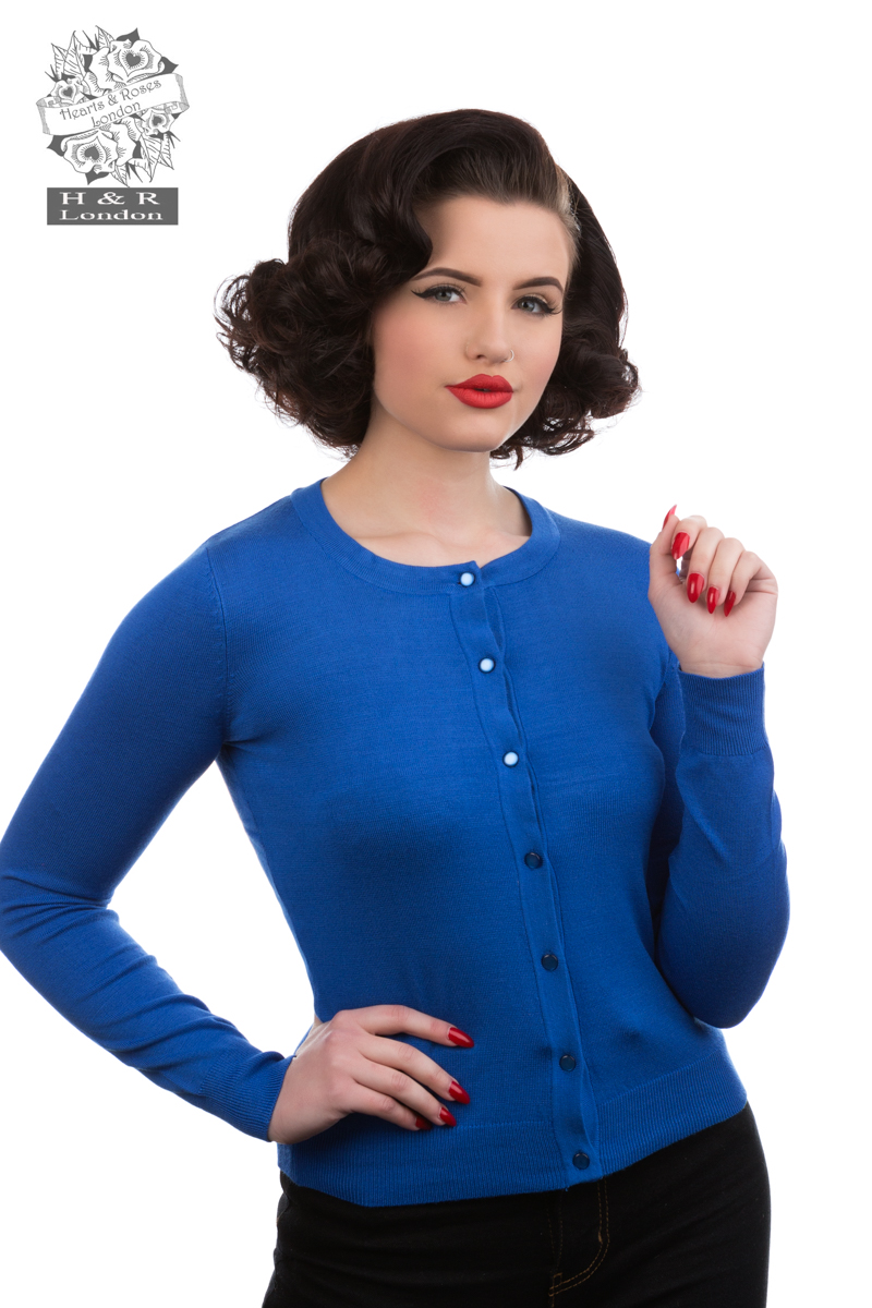 Centifolia Rose Shrug In Blue